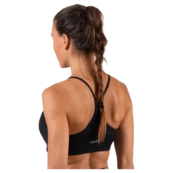 Strappy Sports Bra Black