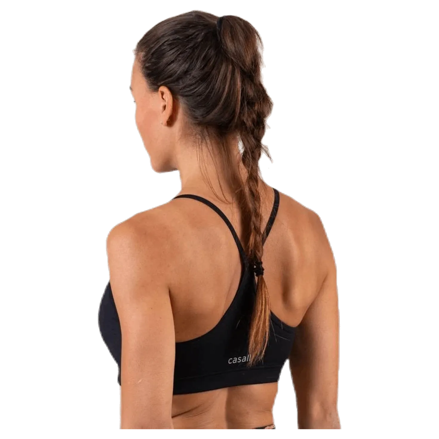 Strappy Sports Bra Black