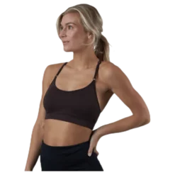 Strappy Sports Bra Brown