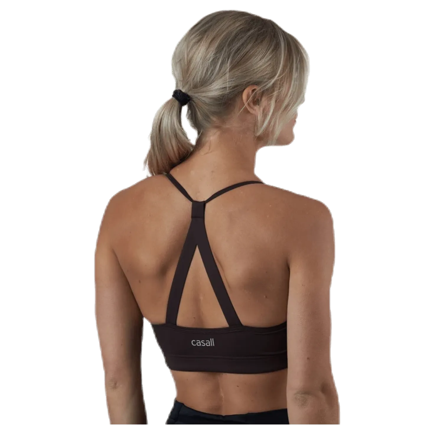 Strappy Sports Bra Brown