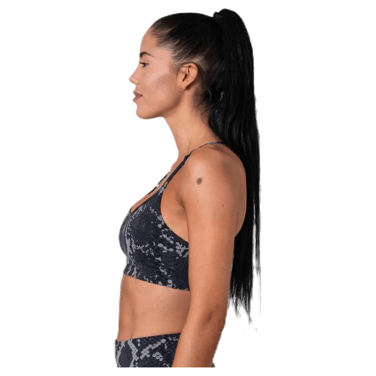 Strappy Sports Bra Grey