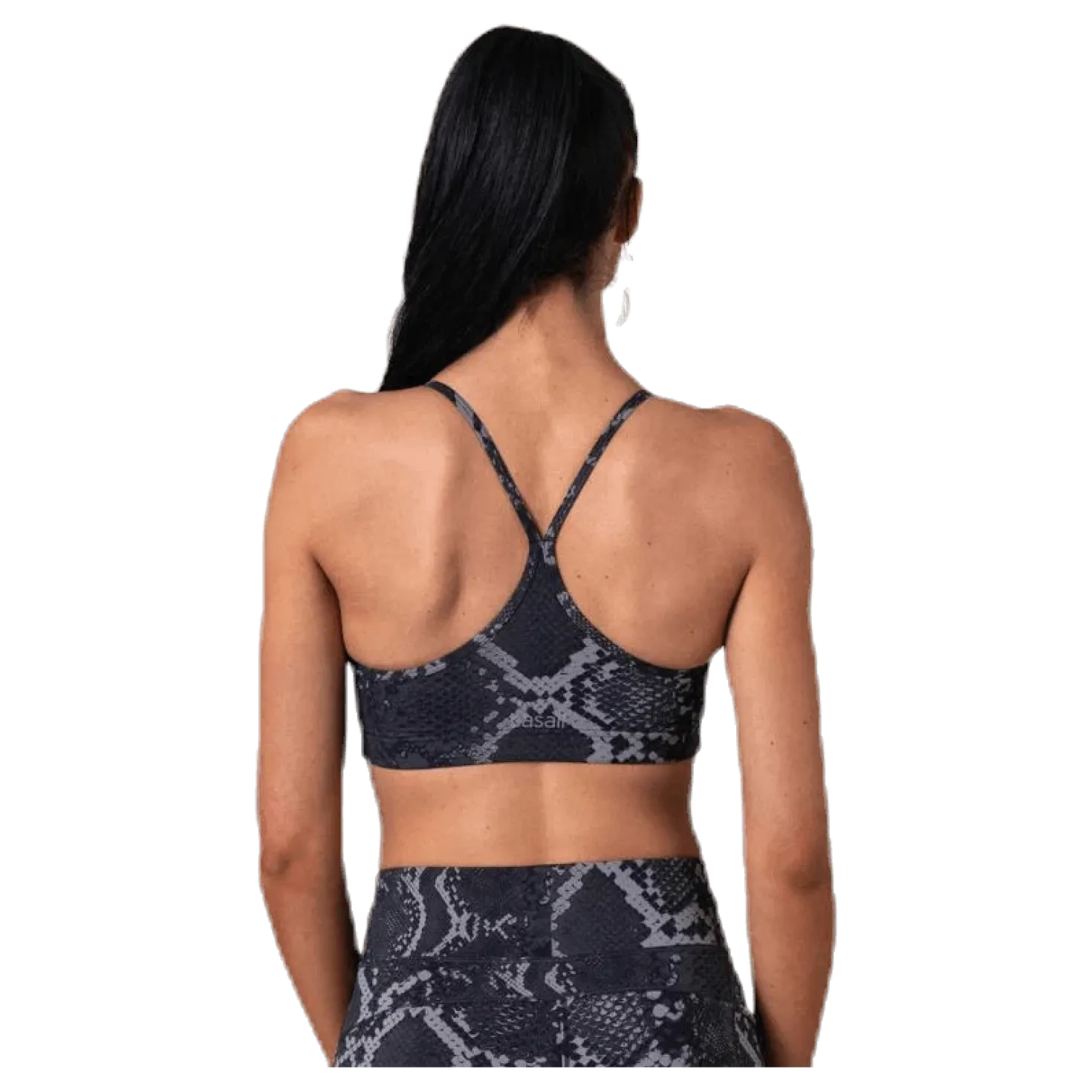 Strappy Sports Bra Grey