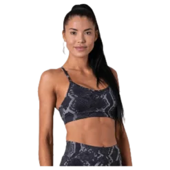Strappy Sports Bra Grey