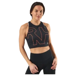 Streaker 2.0 Run Crop Top Black