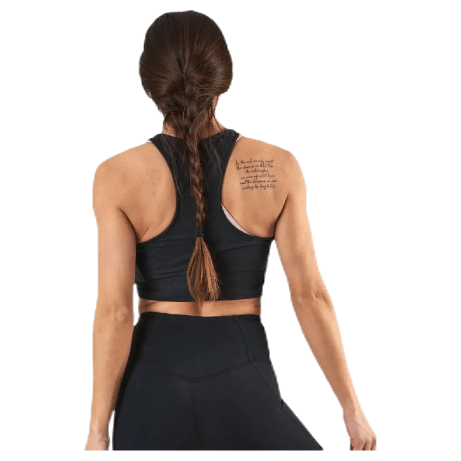 Streaker 2.0 Run Crop Top Black