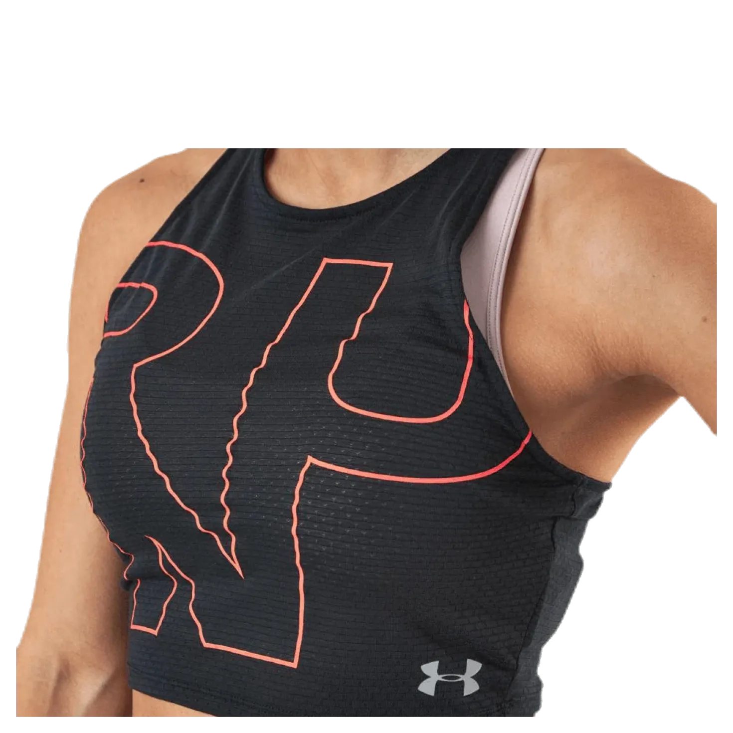Streaker 2.0 Run Crop Top Black