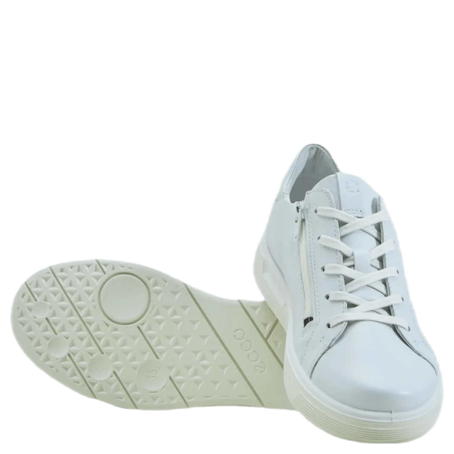 Street Tray Laced Shoes White