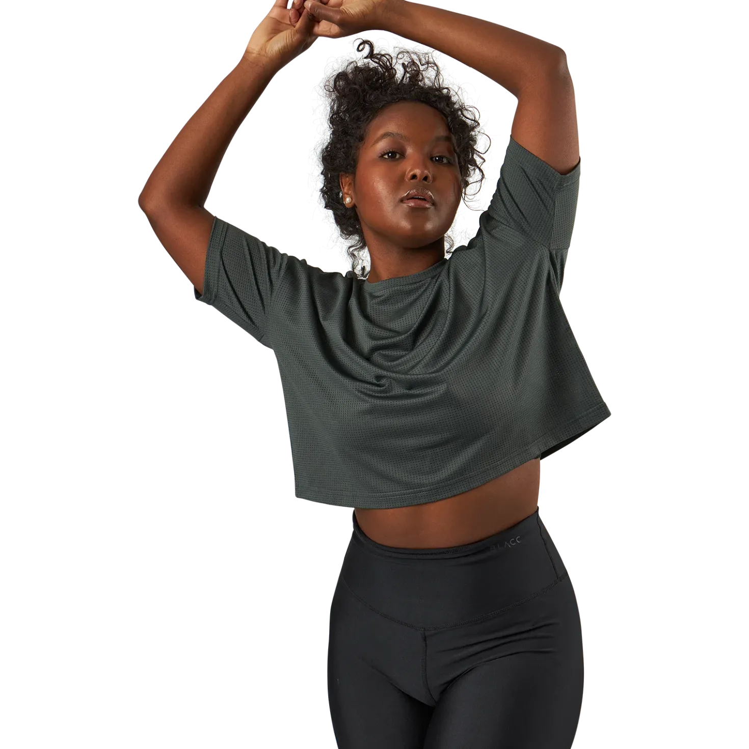 Strict Mesh Tee Green