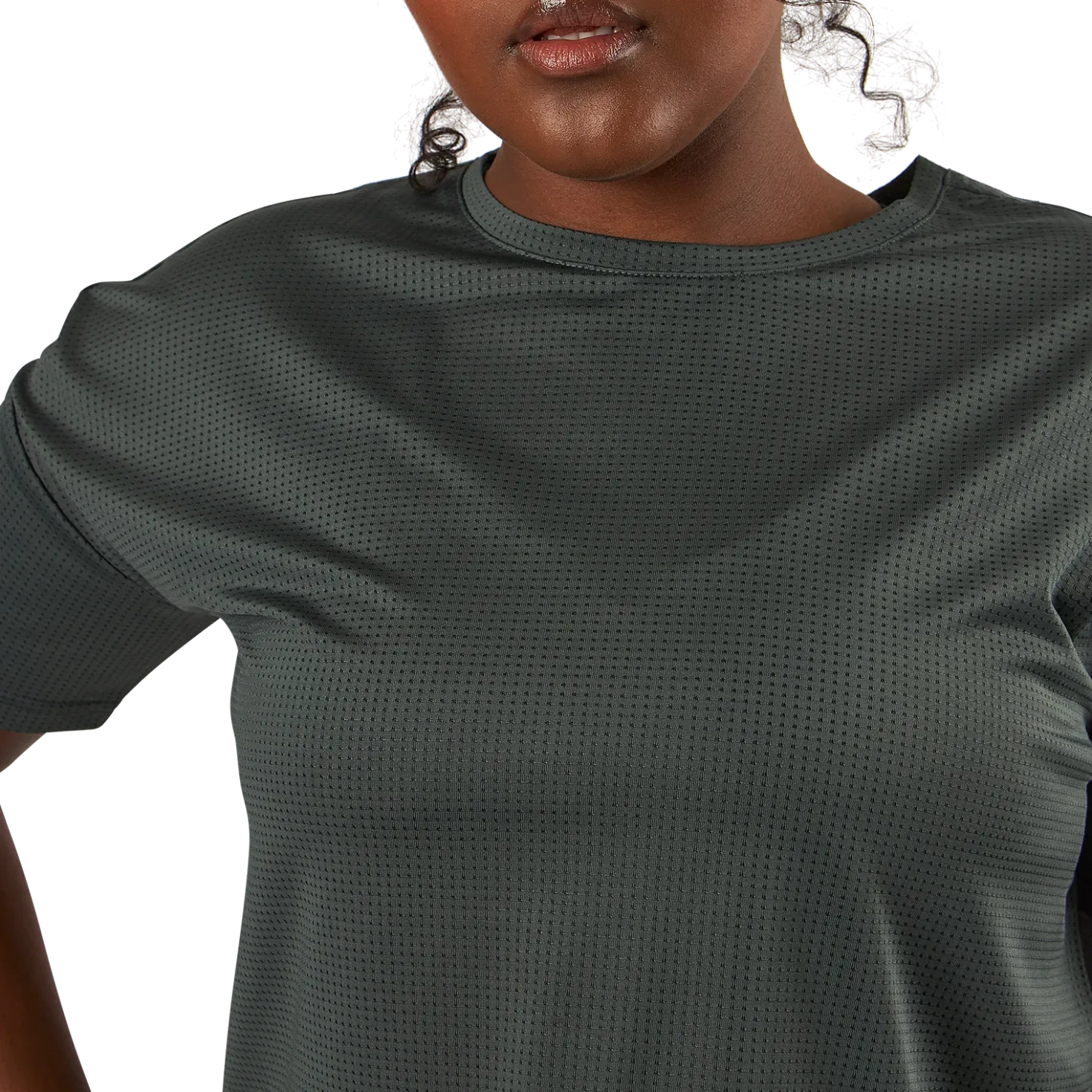 Strict Mesh Tee Green