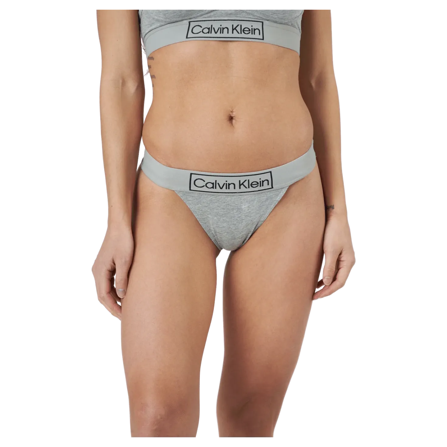 String Thong Grey Heather