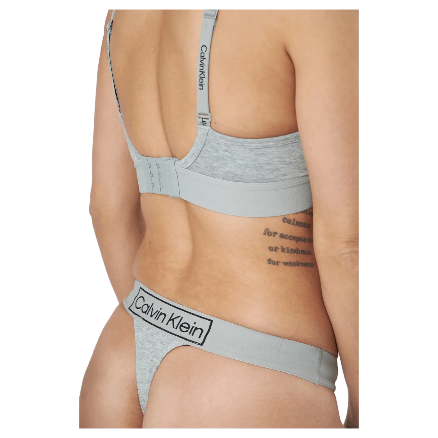 String Thong Grey Heather