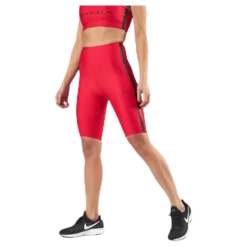 Stripe Bike Tights Red