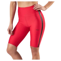Stripe Bike Tights Red