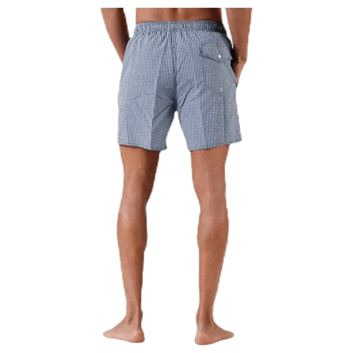 Stripe Leisure 16" Watershort Blue/White