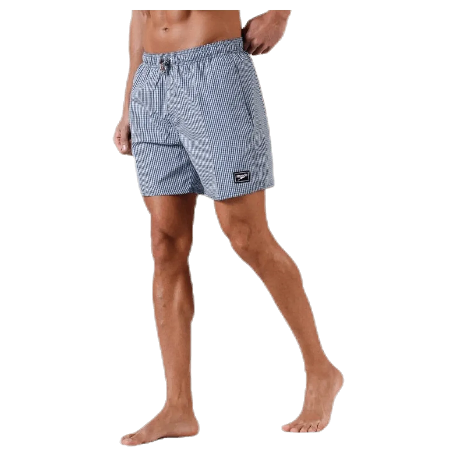 Stripe Leisure 16" Watershort Blue/White