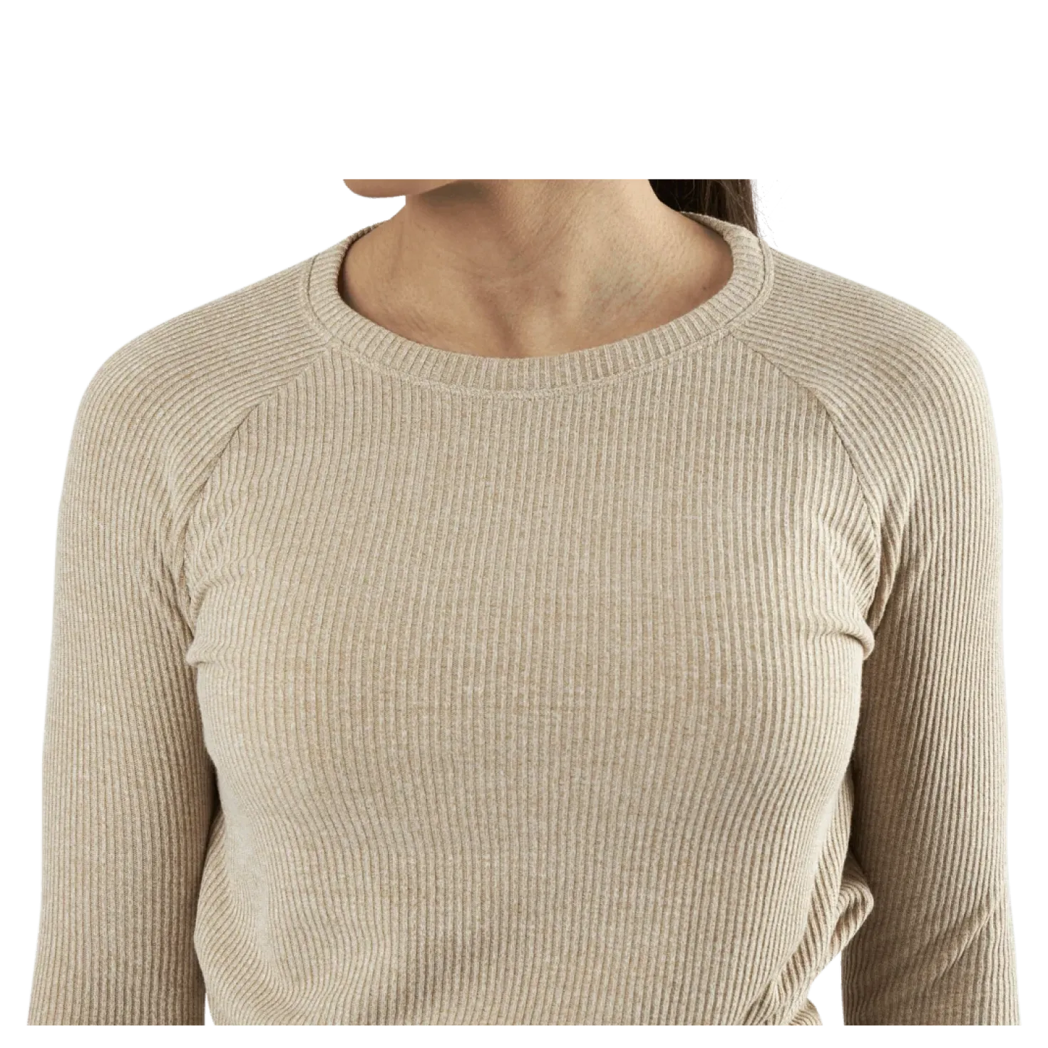 Studio Rib Sweater Beige