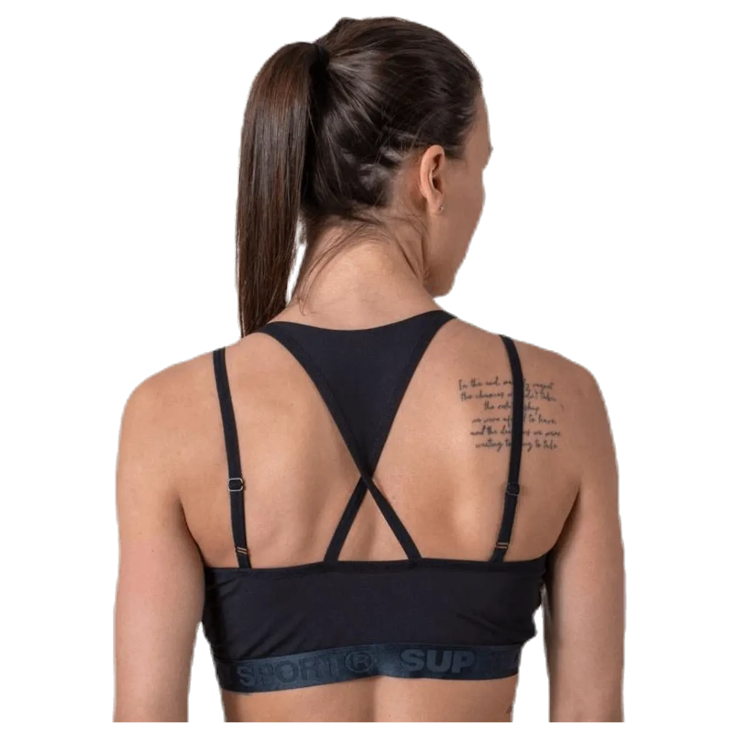 Studio Strappy Bra Black