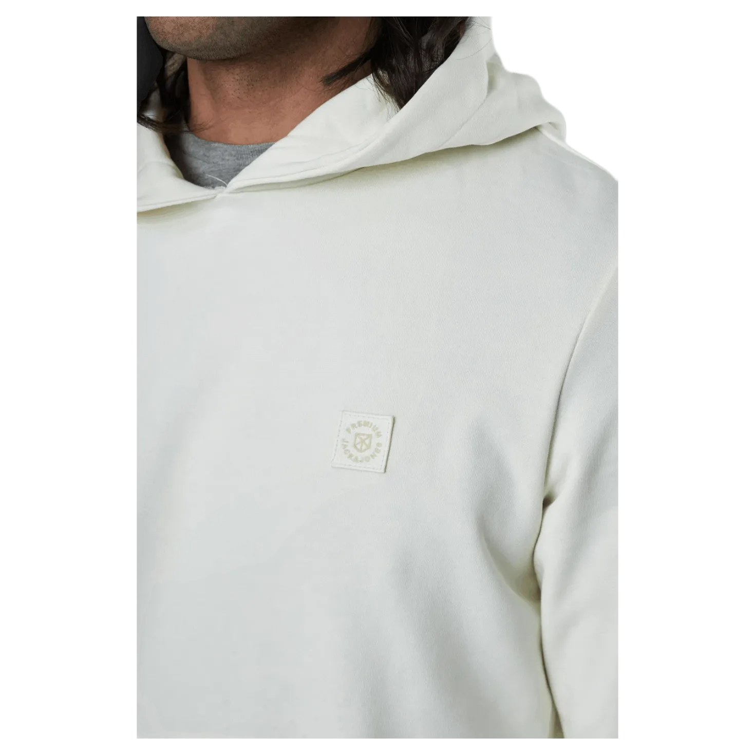 Studio Sweat Hood Ltn Beige