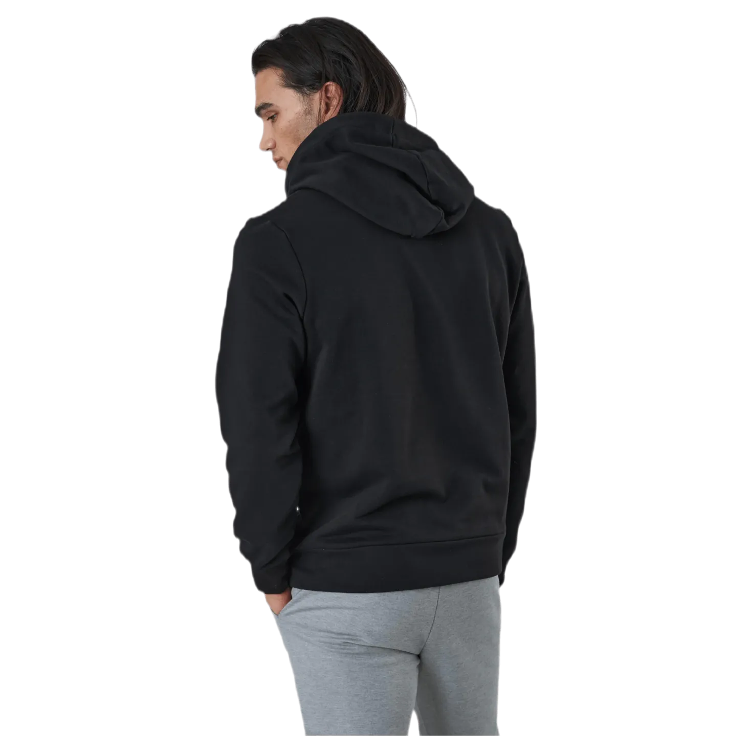 Studio Sweat Hood Ltn Black