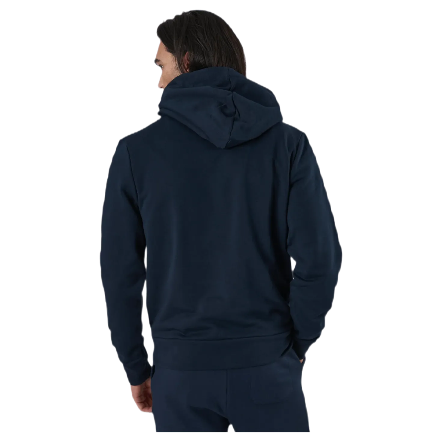 Studio Sweat Hood Ltn Blue