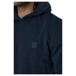 Studio Sweat Hood Ltn Blue