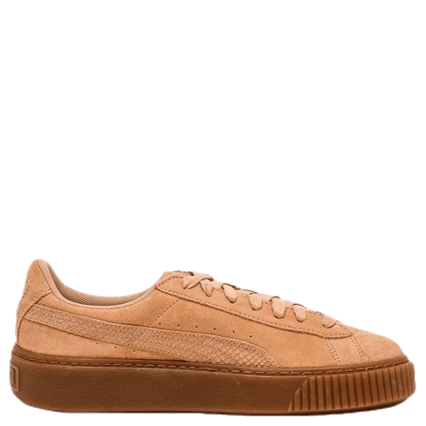 Suede Platform Animal Pink