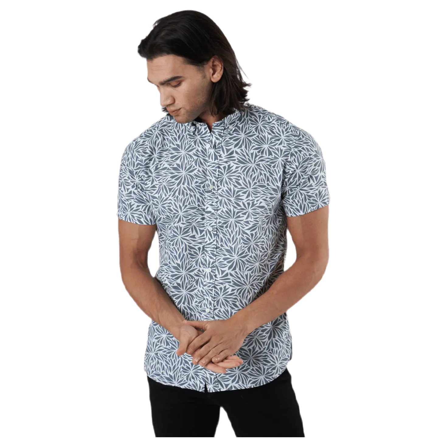 Summer Print Shirt S/s Beige
