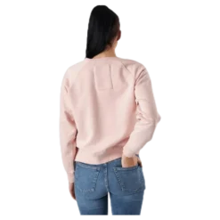 Svea Embo Crew Neck Pink