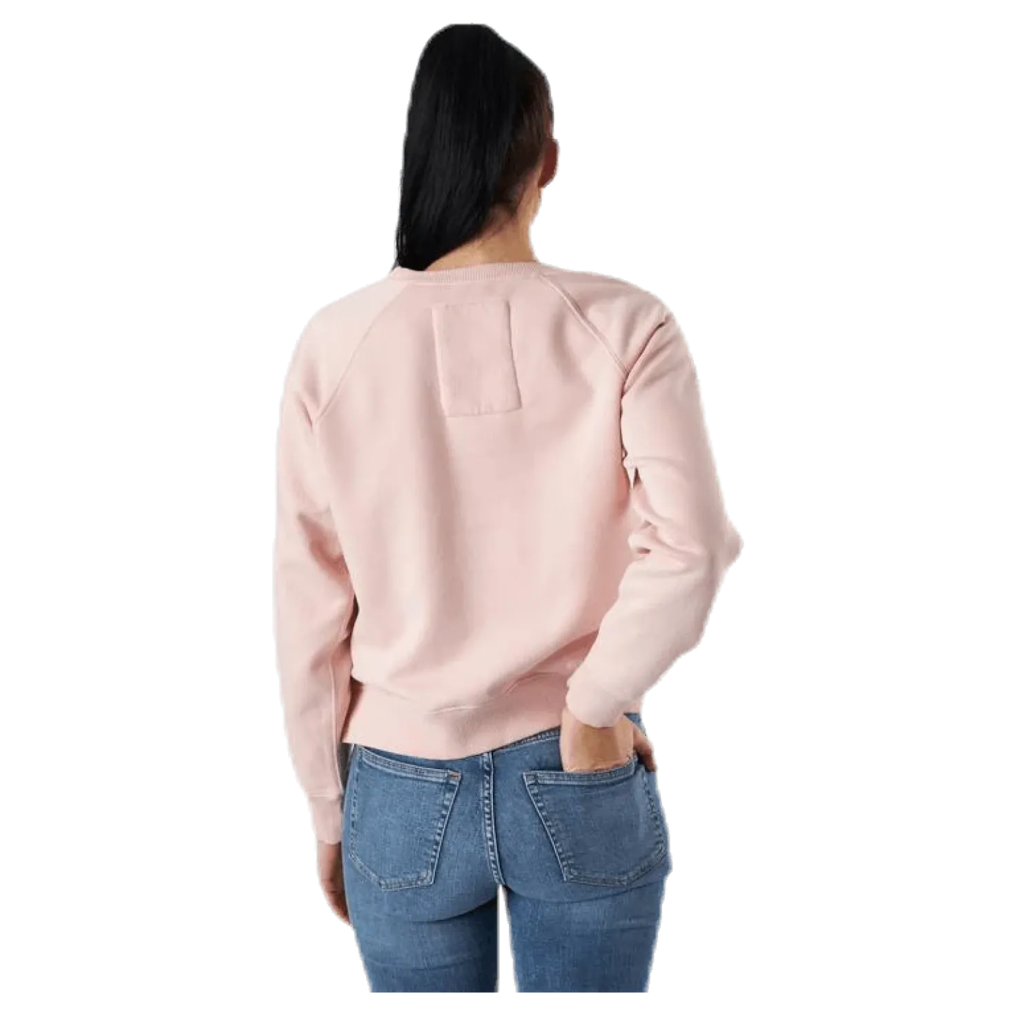 Svea Embo Crew Neck Pink