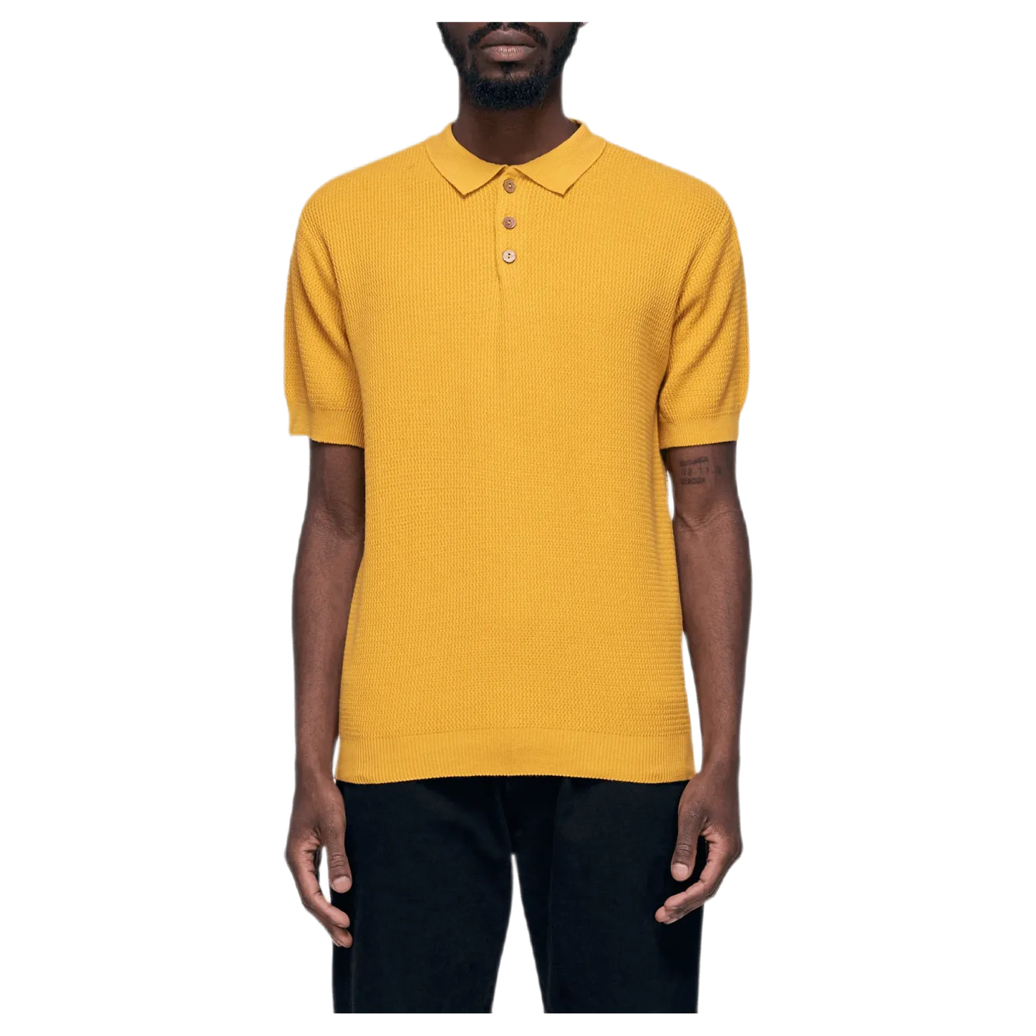 Sweater Short Sleeve Gnesta Yellow