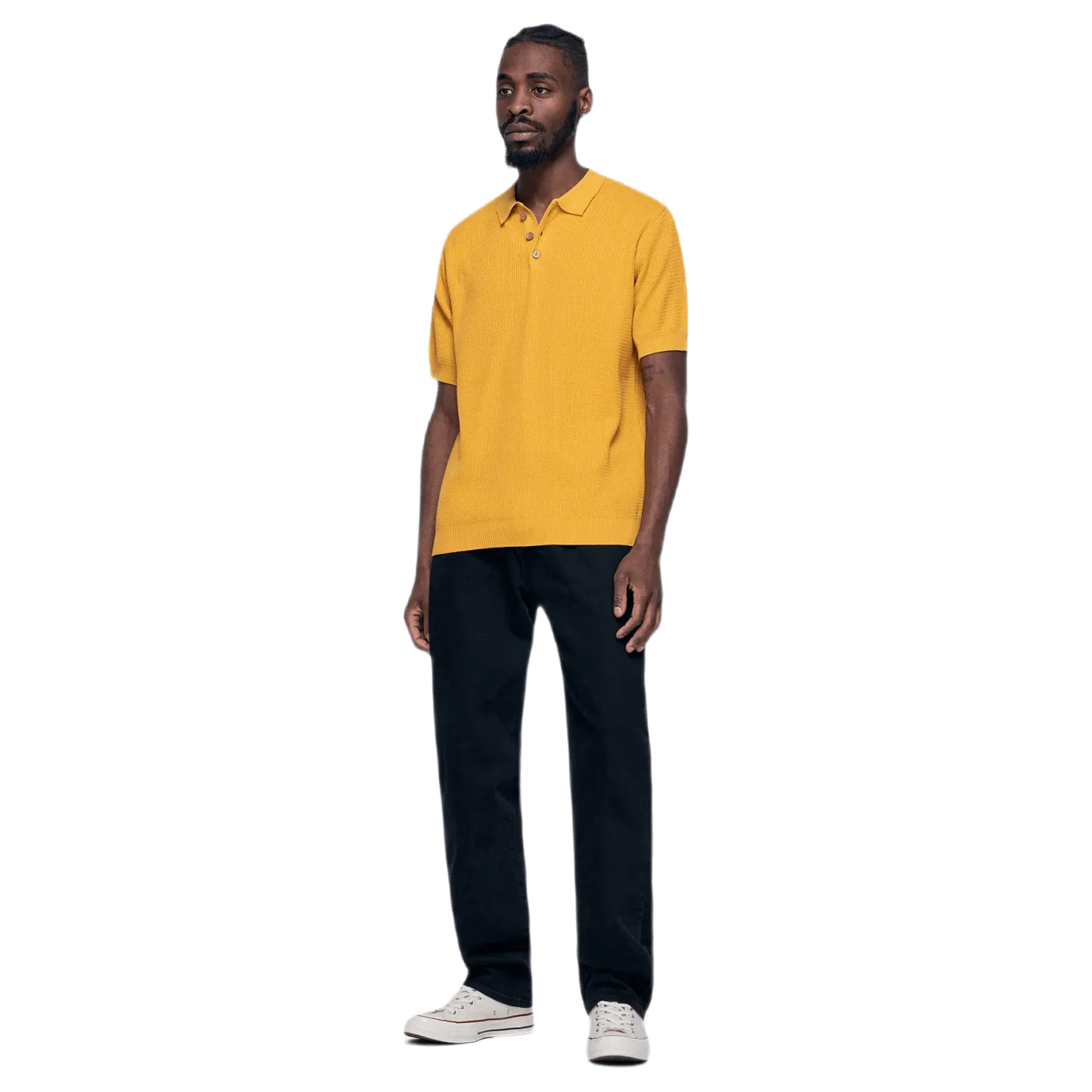 Sweater Short Sleeve Gnesta Yellow
