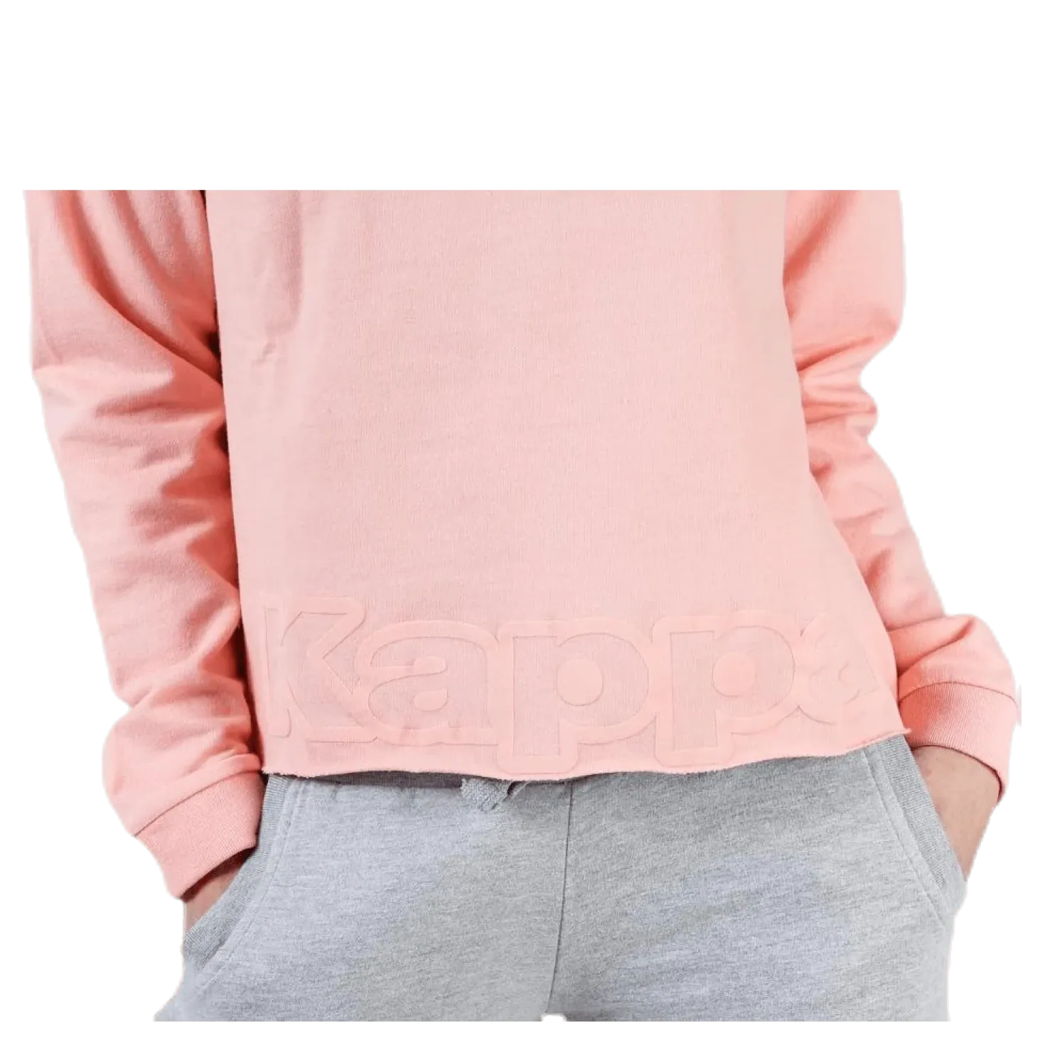 Sweat Hood, Logo Biba Pink