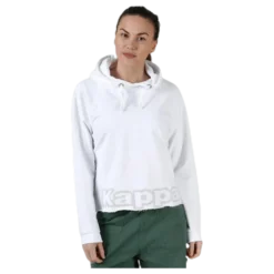 Sweat Hood, Logo Biba White