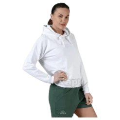 Sweat Hood, Logo Biba White