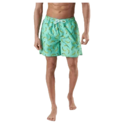 Swim Shorts Sandhamn Bananas Green