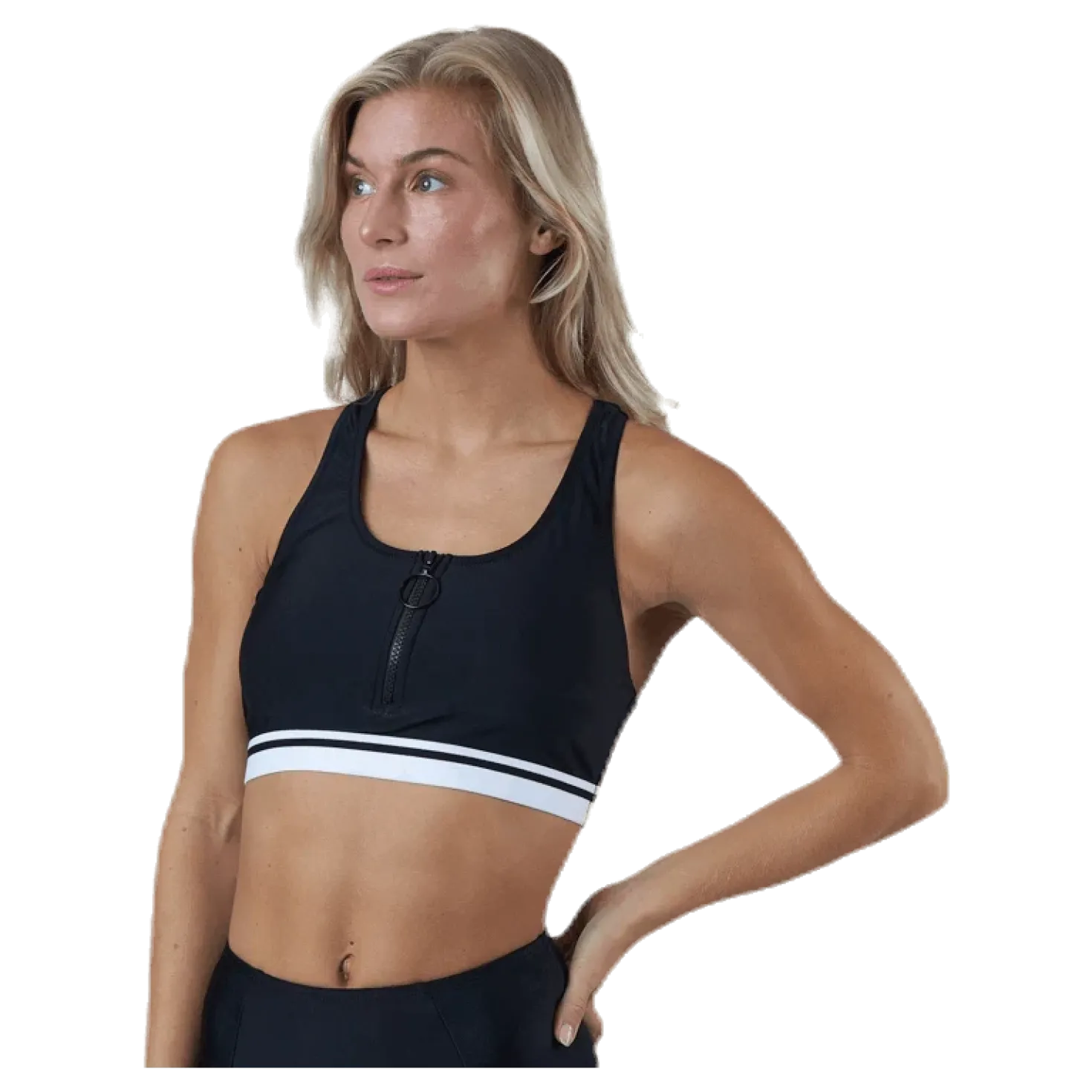 Swim Team Top Black