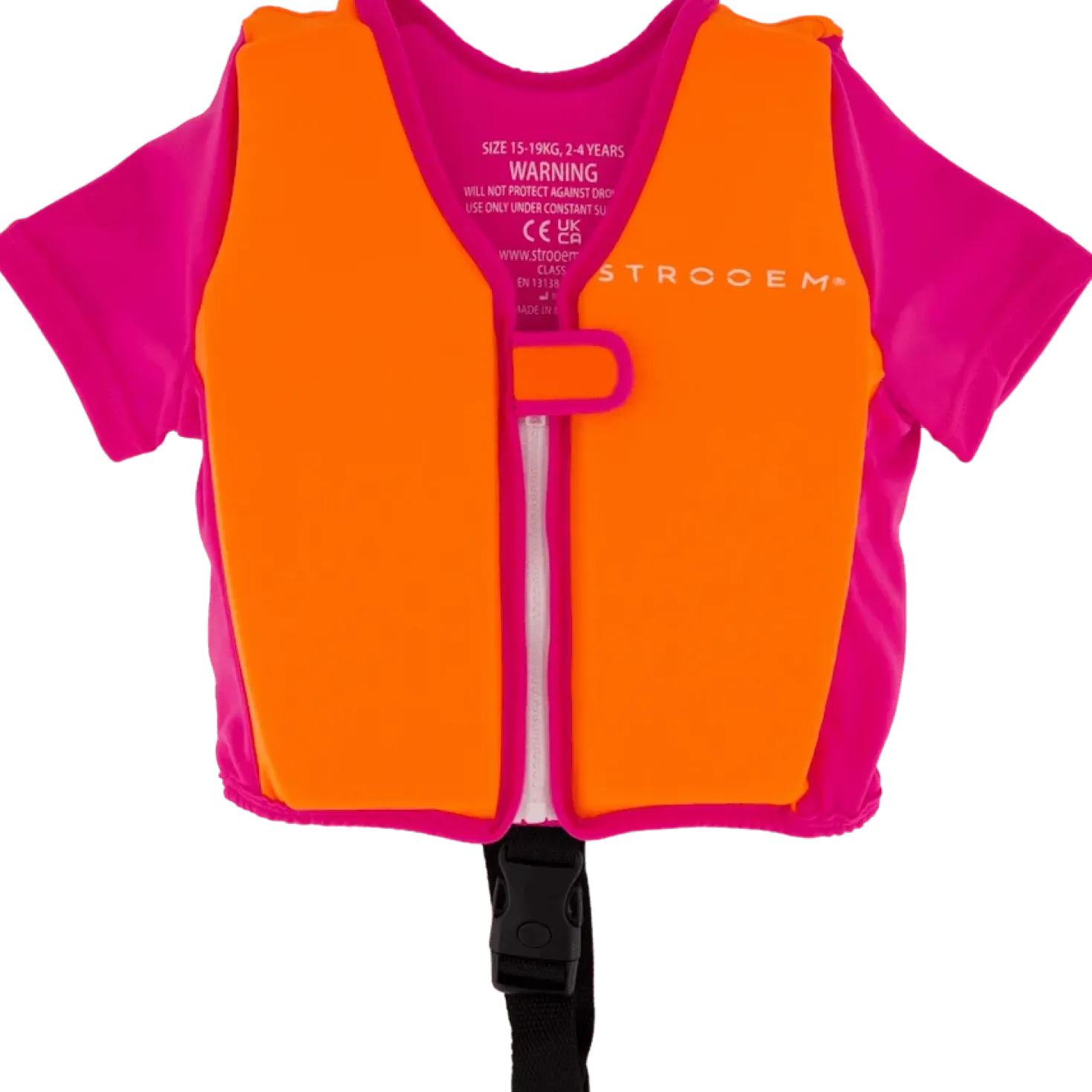 Swim Vest Orange/Pink