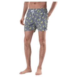 Sylvester Loose Shorts Black/Yellow