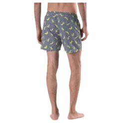 Sylvester Loose Shorts Black/Yellow