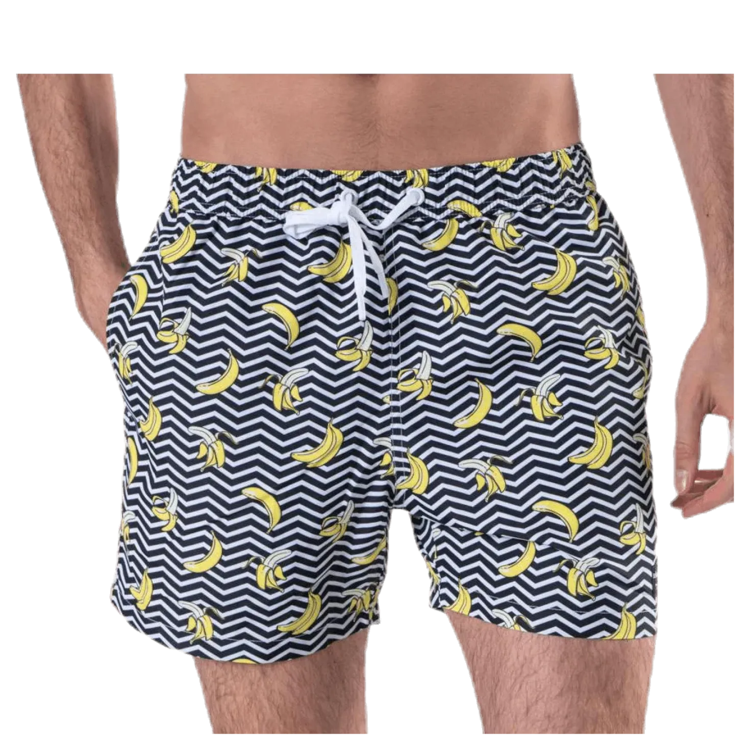 Sylvester Loose Shorts Black/Yellow
