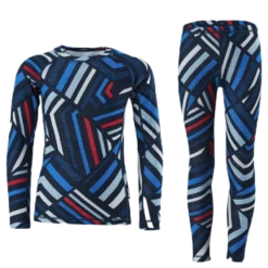 Taitoa Wool/Bamboo Blue/Red