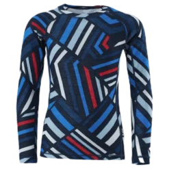 Taitoa Wool/Bamboo Blue/Red