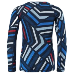 Taitoa Wool/Bamboo Blue/Red