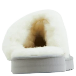 Tamara W Warm Leather Slipper Chateau Gray
