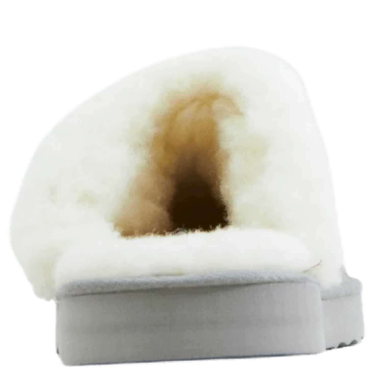 Tamara W Warm Leather Slipper Chateau Gray