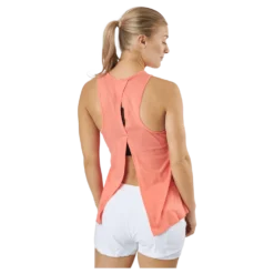 Tank Padel Cotton Women Coral