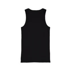 Tank ribbed 2-pack Black
