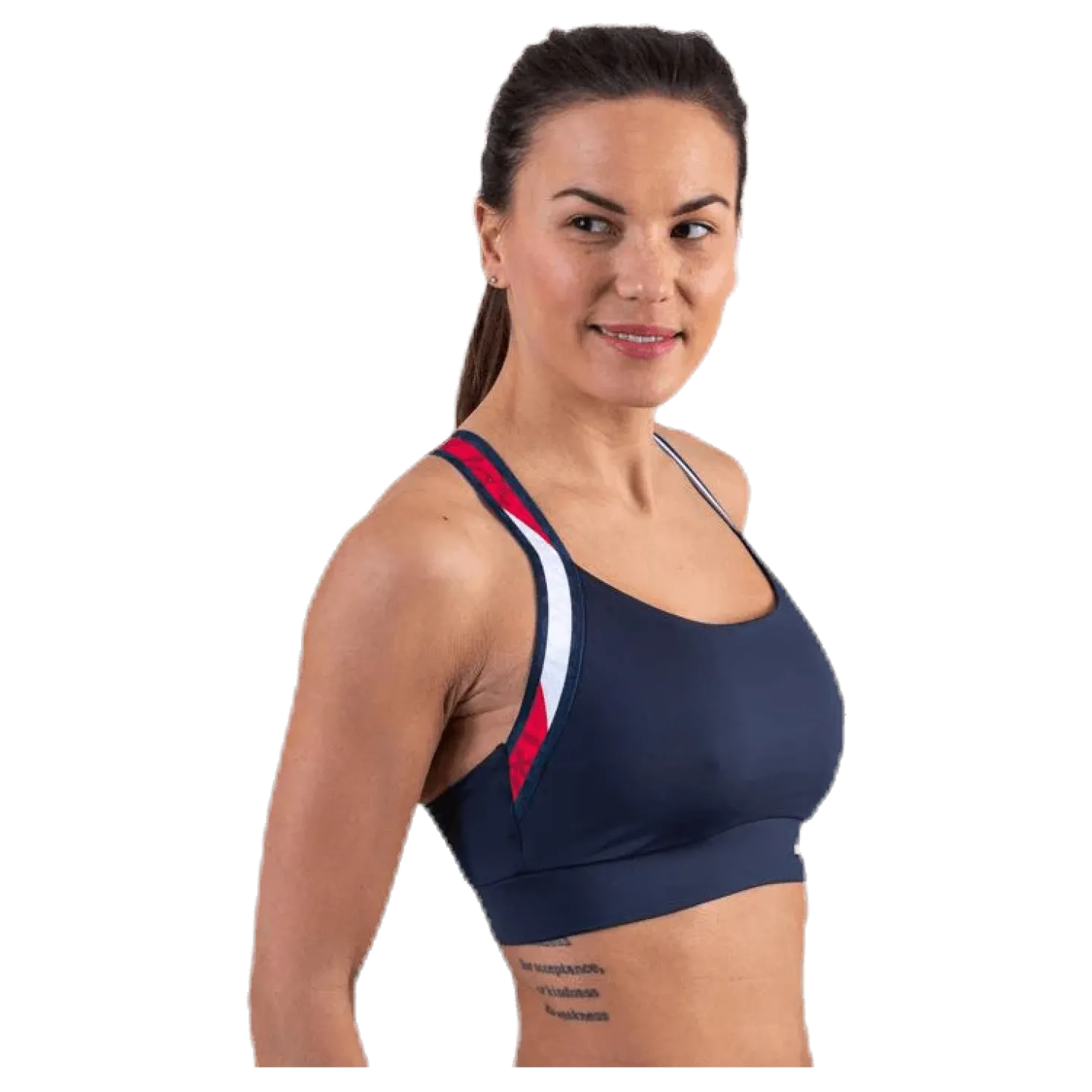 Tape Bra Medium Impact Blue
