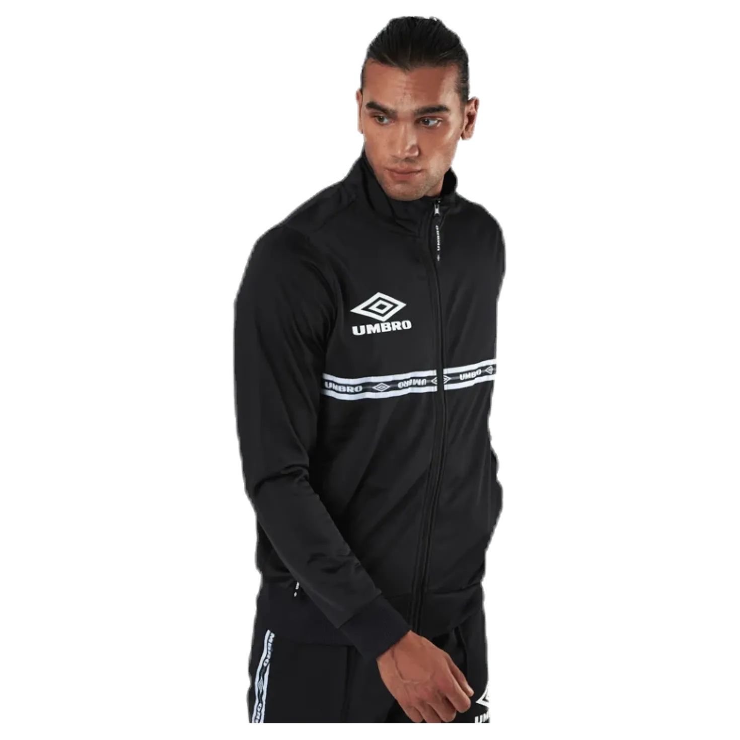 Taped Track Top Black