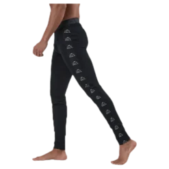 Tape Merino Wool Pants Black